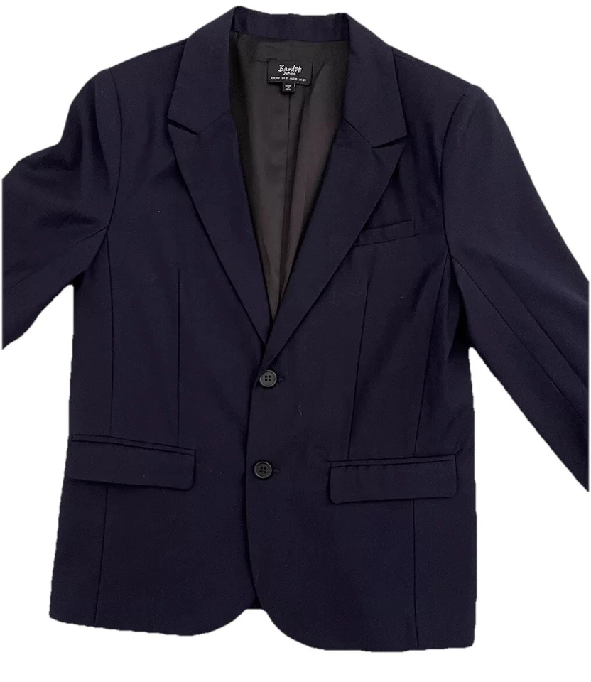 Vintage Bardot Junior Blazer Boys Size 10 Blue Jacket Coat Button Up Event Y2K - Image 3 of 4