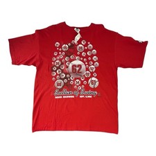 Vtg STARTER 1998 McGwire Sultan of Swing T-Shirt L Home Run Record MLB '90s NOS