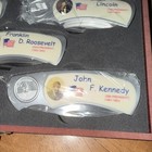Presidential Knife Collection In Display Case Five Different Presidents — photo 6