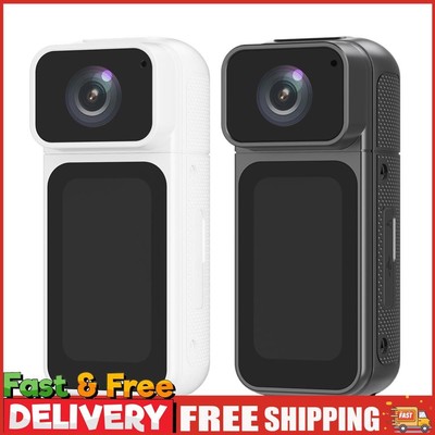 2.7K 1080P HD Mini Kamera 180° drehbar Vlog Body Cam IPS Bildschirm für Vlog Cam ~