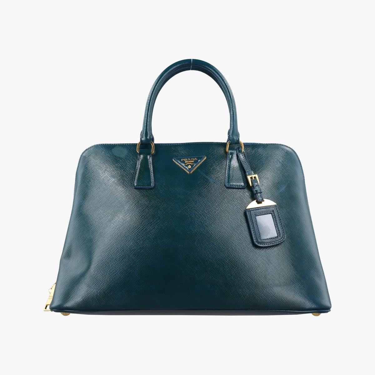 PRADA Leather Exterior Green Bags & Handbags for Women Just Listed
