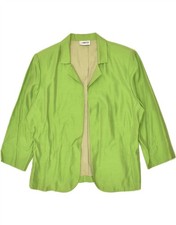 VINTAGE Damen Offener Blazer Jacke IT 46 Larg...