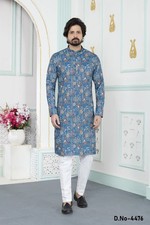 Mens Traditional Bollywood Designer Eid Wear Kurta Payjama Dress From India