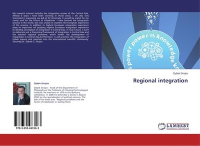 Regional integration Oybek Sirojov