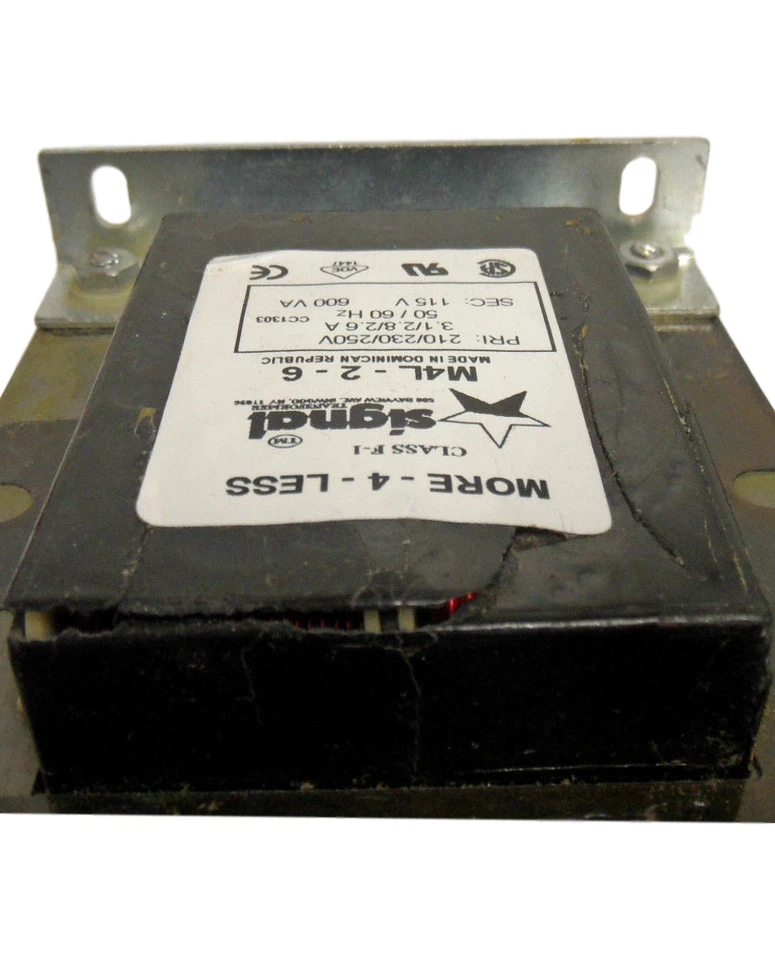 Transformador Signal M4L-2-6 600VA 115V 50/60Hz PRI: 210/230/250V Foto 3 de 4