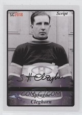 SC2018 Sprague Cleghorn printed auto facsimile script