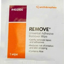 Smith & Nephew Remove Adhesive Remover Wipes box of 50