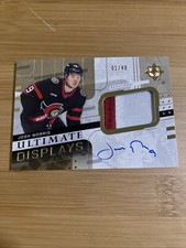 2024-25 Upper Deck Ultimate Collection - Ultimate Displays Josh Norris Auto /49