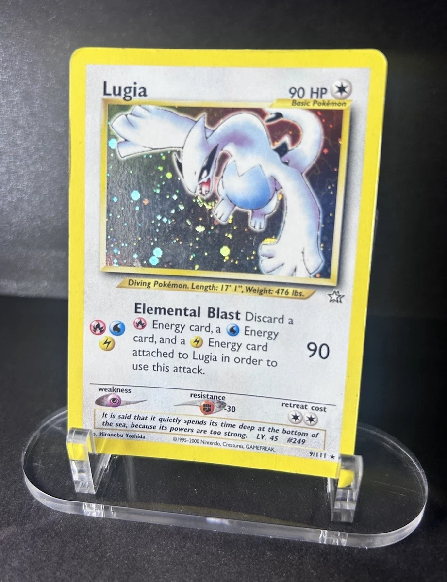 Lugia Pokémon TCG Neo Genesis Holo Rare Individual Collectible
