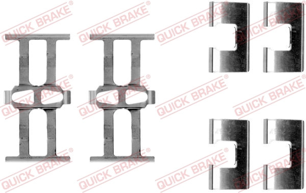 ZubehöRkit, Scheibenbremsbelag Quick Brake 109-1118 FüR Suzuki Fiat Rover Honda-image