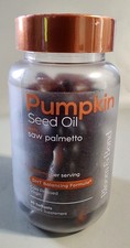Pumpkin Seed Oil with Saw Palmetto 2000mg Softgels Organic Bloom Bond Women