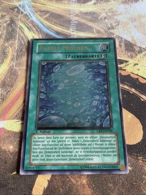 Yu-Gi-Oh Bubble Mischen 1. Auflage Ultimate Rare CRV-DE046