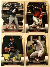 2023 Bowman Chrome GUARDIANS 1st & RC - Bo Naylor Benjamin Bibbee Rocchio - MINT