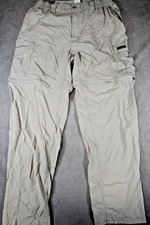 Columbia GRT Convertible Fishing Pants Mens L Omni Dry Hiking Zip Off Legs Pack