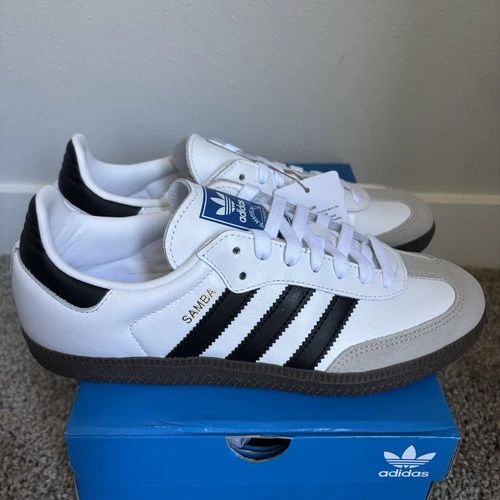 Adidas Samba OG W White Black IG9030 Size 8 New Authentic