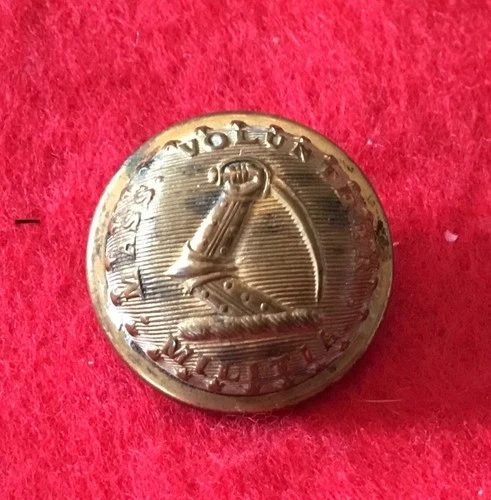 Civil War Massachusetts Volunteer Coat Button