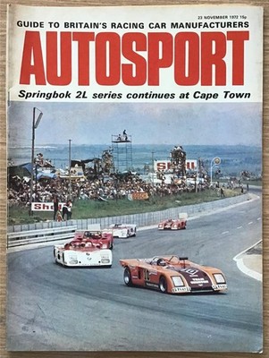 AUTOSPORT Magazine 23 NOV 1972  British Racing Car Manufacturers FIAT 126 TESTED