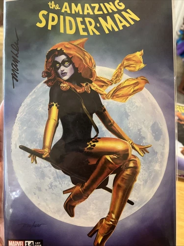 AMAZING SPIDER-MAN #14 (2022) Mike Mayhew Trade Variant SIGNED  w/COA