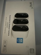 New Arlo Essential XL Outdoor HD Camera 2nd Gen 3 Pack- New Open Box