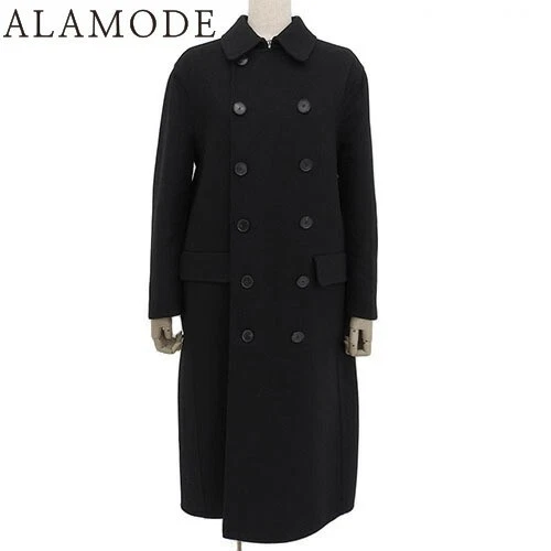 Dior cappotto lungo lana capospalla nero donna 36