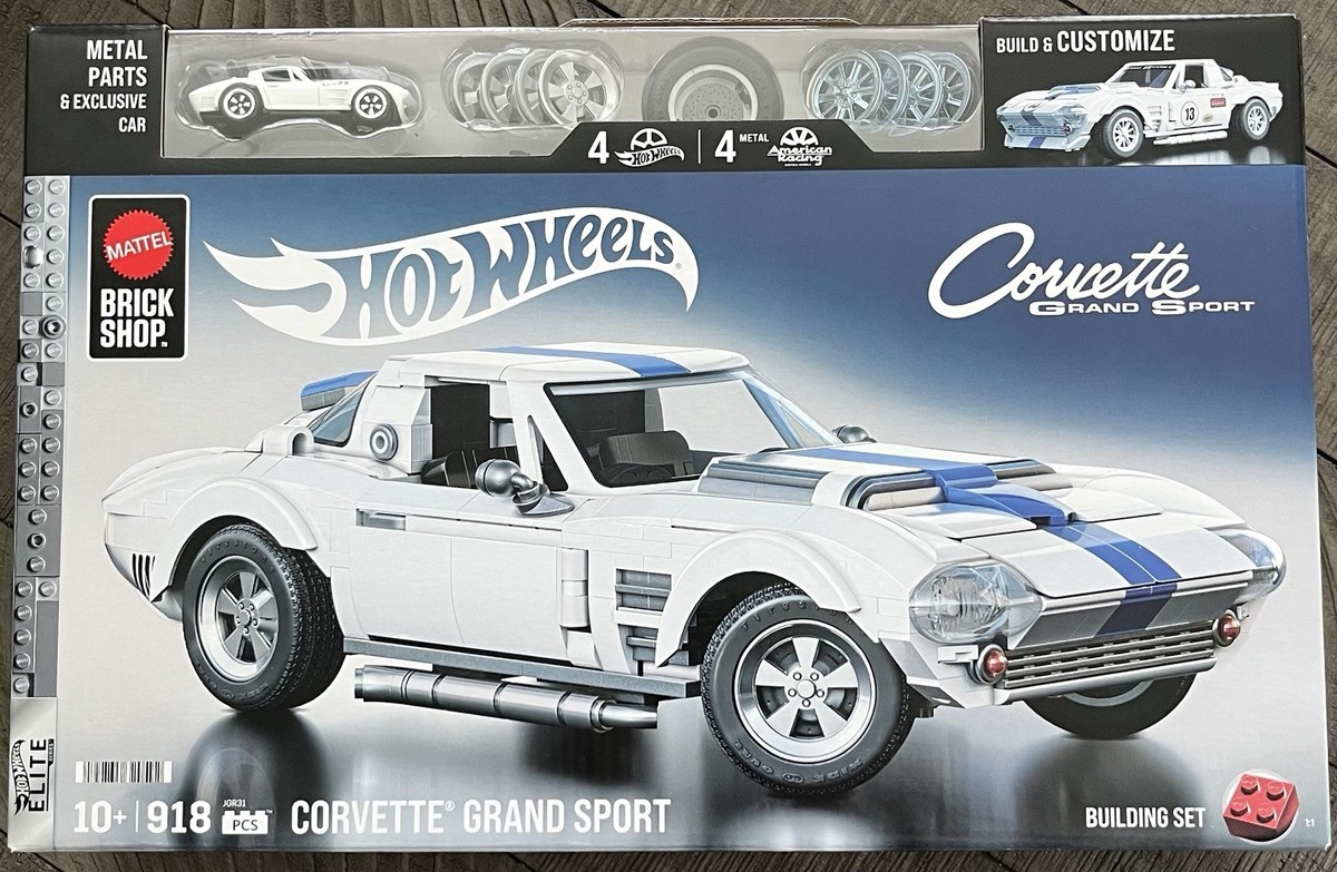 Hot Wheels Elite Series Corvette Grand Sport Brick Shop 918 Pieces