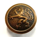 WW1 German Bavarian Army Military 20.2mm Uniform Button - Maker Marked