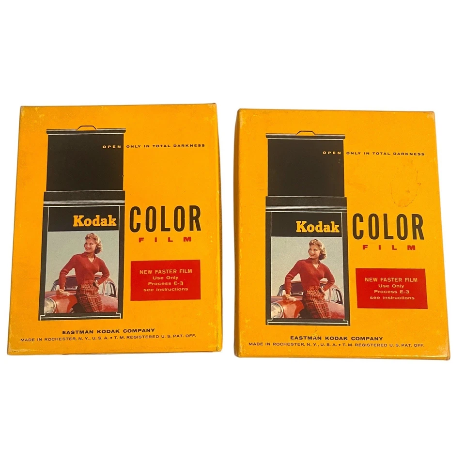 Kodak Ektachrome 4x5 Color Reversal Film Daylight Type Exp 6/61 20 Sheets SEALED - Image 2 of 4