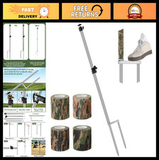 Foldable Stainless Steel Trail Camera Stand Mount - 360  Adjustable Bracket, Cam