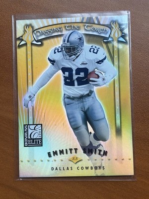 Emmitt Smith 2001 Donruss Elite #PT-12 Passing The Torch #/1000 RARE Cowboys