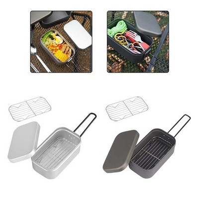 Camping Kochen Aluminium Dampfgarer Grill Grillrost Outdoor Picknick Essentials