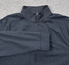 Vuori Coronado Novelty Jacket Mens XL Blue Gray Full Zip Performance Track V2013