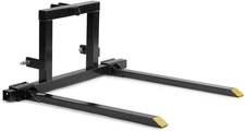 3 Point Hitch Pallet Fork 1500Lbs Adjustable Attachment for Category 1 Tractor