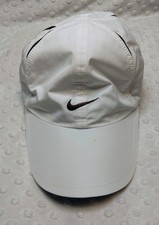 Nike Featherlight Dri Fit White Golf Hat Running Sports Ball Cap