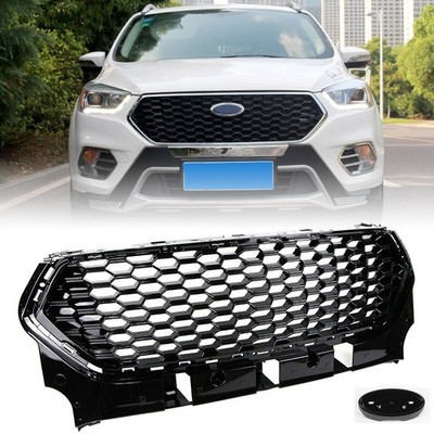 Für Ford Escape Kuga 2017 2018 2019 Front Grill Kühlergrill Stoßstange Schwarz