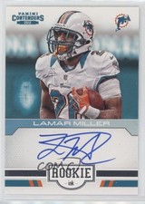 2012 Panini Contenders Rookie Ink /75 Lamar Miller #12 Auto x4f