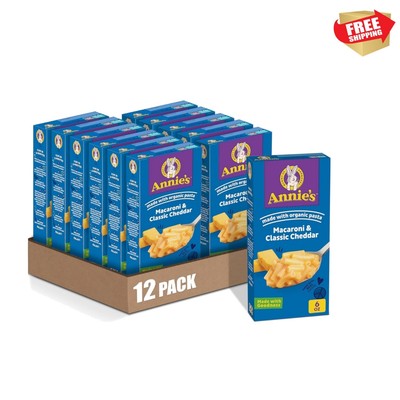 Annie's Macaroni and Classic Cheddar with Organic Pasta, Made with Real Chees...