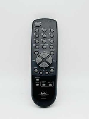 CCD OEM Sansui 076N0EA050 Remote Control Clean Closed Caption Decoder WORKS H6