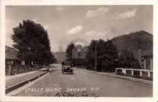 Street Scene Dawson NM New Mexico Coal Camp DPO c1923 RPPC Photo Postcard COPY