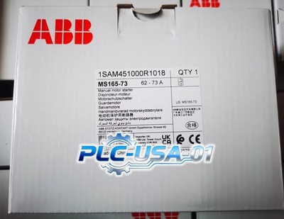 1PCS NEW ABB MS165-73 1SAM451000R1018 62-73A Circuit Breaker Fast delivery