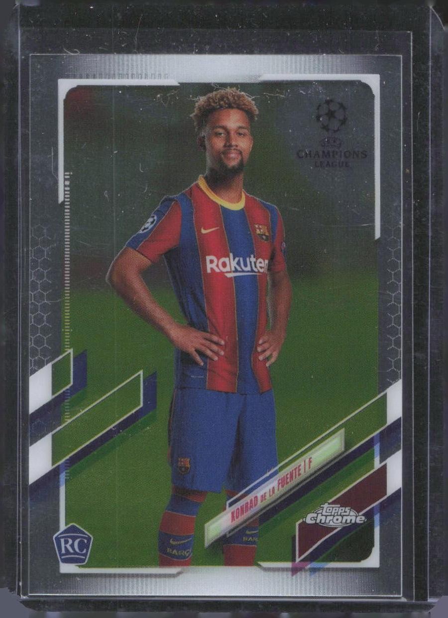 2020-21 Topps Chrome UEFA Champions League #58 Konrad de la Fuente