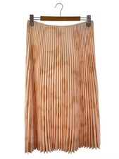marimekko Pleated Long Skirt L Polyester Pink 52244 5 93512