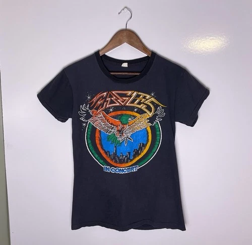 80s Eagles In Concert Tour Rock Band Single Stitch 1980s vintage concert t-shirt, vintage, single stitch, B+ condition