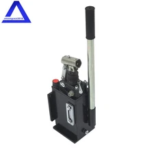 2.7 Cid Hydraulic Piston Hand Pump With Valve For Double Acting Cylinder 1 Quart