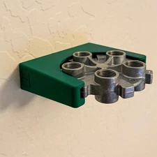 Wall-Mounted Holder for 1 Die Plate – Compatible with RCBS Pro Chucker 5 & 7
