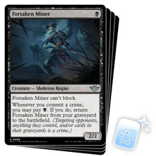 FORSAKEN MINER X4 Outlaws Of Thunder Junction OTJ Magic MTG MINT CARD