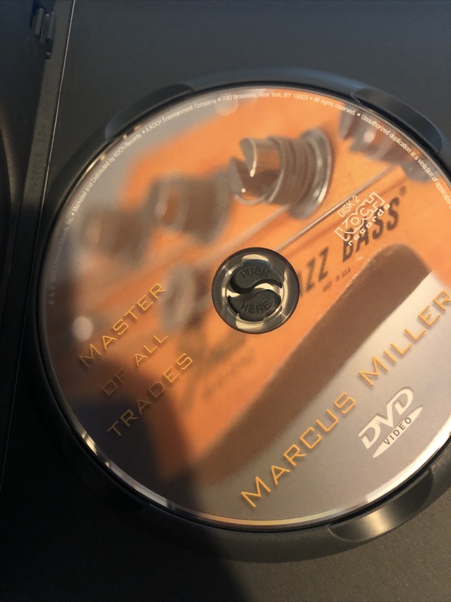 Marcus Miller: Master of All Trades DVD Deluxe 2 Disc Set Live