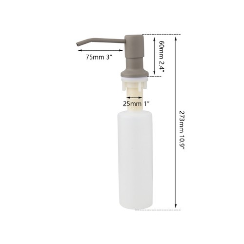 Pintura de oro rosa para botella dispensador de jabón líquido fregadero de cocina - Imagen 8 de 55