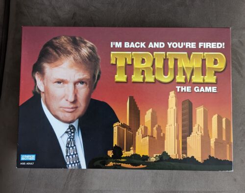 DONALD TRUMP - Board Game - Hasbro Parker - I'M BACK AND YOU'RE FIRED!  - Picture 1 of 8