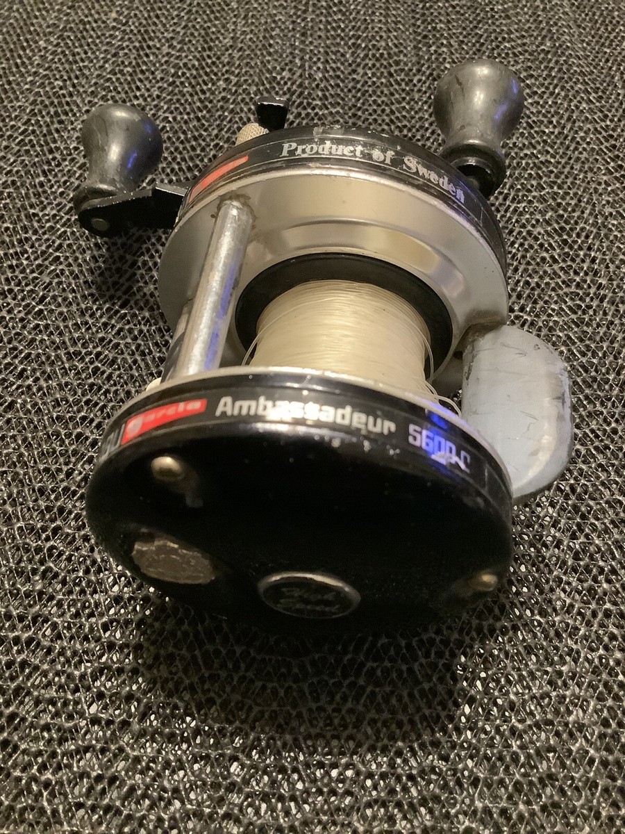 Abu Ambassador 5600C GUNNAR Avail＆Valley U7435 AF ABU GARCIA AMBASSADEUR 5600C RARE SILVER FISHING