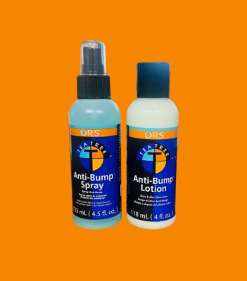 ORS Organic Root Stimulator Tea Tree Oil Anti-Bump Spray  & Lotion 4.5 oz